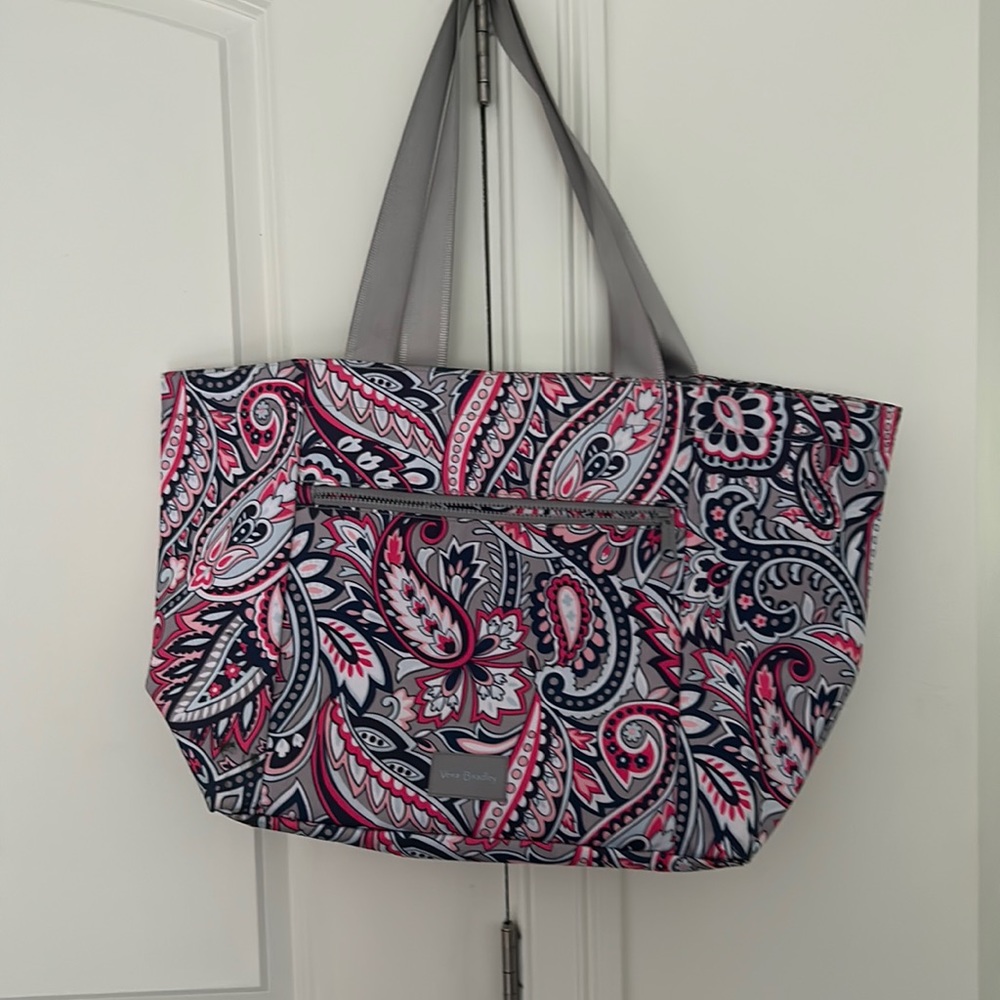 Vera Bradley Gramercy Paisley Recycled Materials Active Drawstring Tote